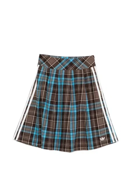 Haftowana podkoszulka Adidas na ramiączkach do biegania brązowa