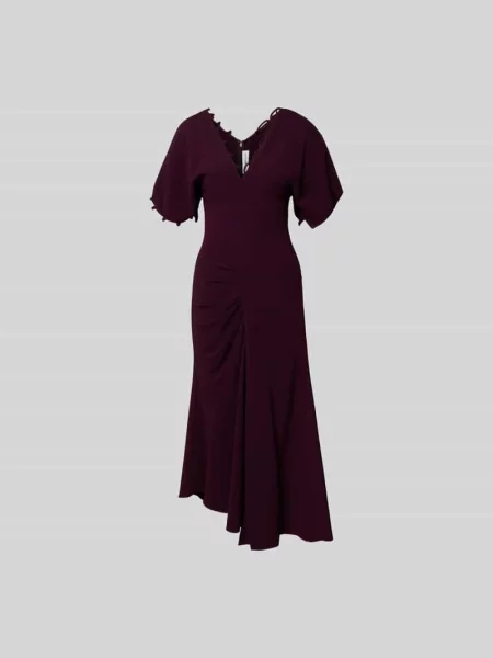 Sukienka midi z mieszanki Victoria Beckham