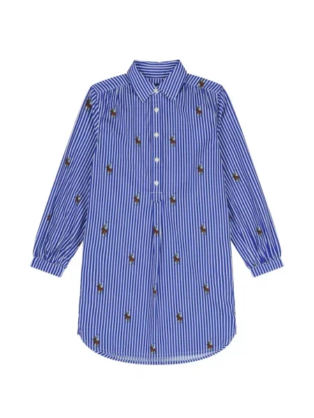 Sukienka dziecięca Polo Ralph Lauren niebieska