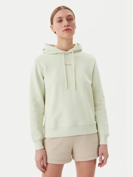 Calvin Klein Jeans Bluza Placed Institutional zielony