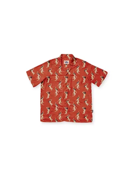 The Dudes Ladies Red Hawaiian Shirt Mężczyźni Koszula The Dudes Wielobarwny Size: M czerwona