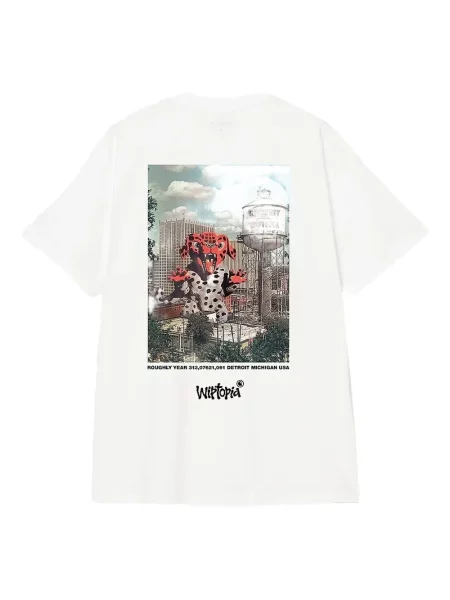 Raštuotas marškinėliai Carhartt Wip balta