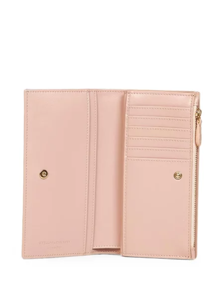 Portofel Stella Mccartney cu autograf roz
