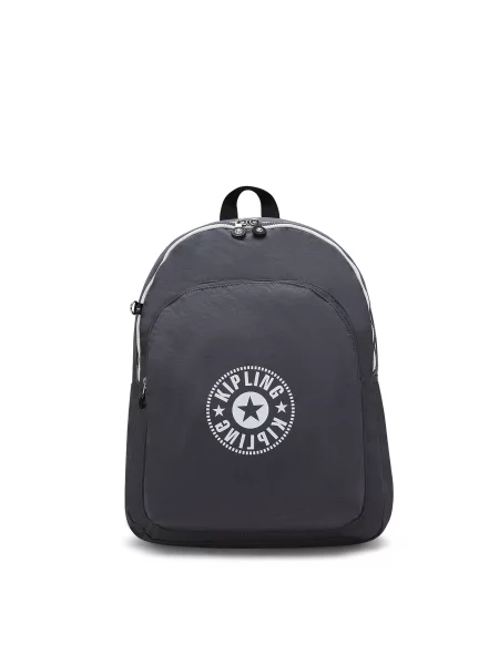 KIPLING Rucsac Curtis gri închis alb