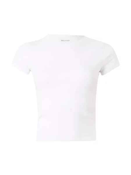 HOLLISTER Tricou alb