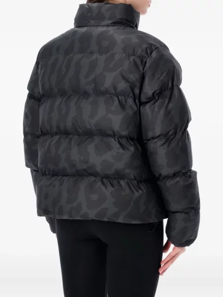 Iš natūralios odos retro stiliaus kelnės Nike apvaliu kaklu ruda