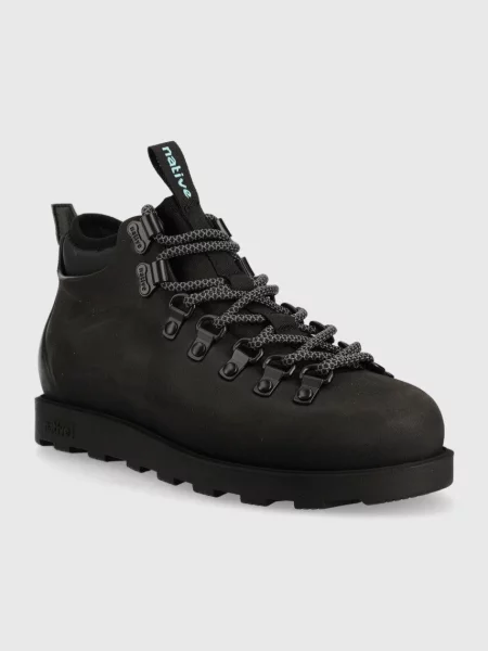 Native buty Fitzsimmons na płaskim lekko ocieplone czarny