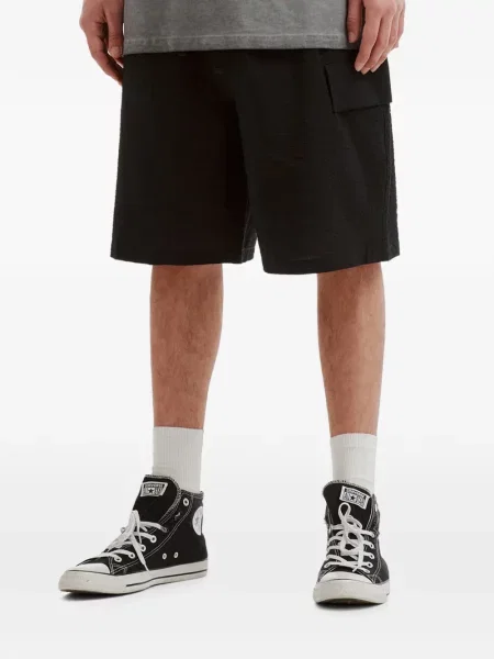 Pantaloni scurți cargo Aftermaths negru