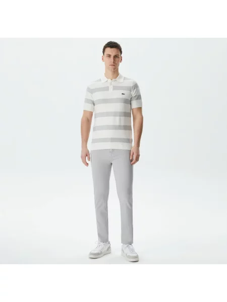 Lacoste штани чоловічі Slim Fit сірі
