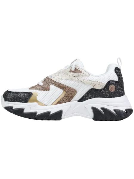 Sneakerși Guess alb