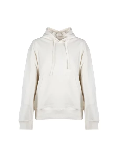 Bluza z kapturem Diesel z kapturem biała