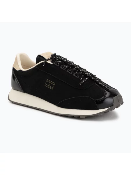 Încălțăminte pentru femei Tommy Jeans Retro Archive Runner black negru