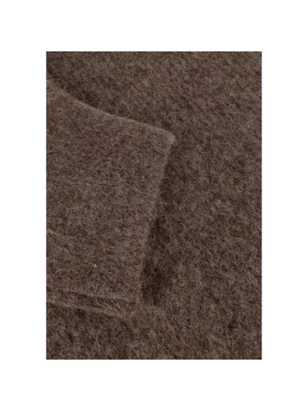 Sweter z golfem Gestuz brązowy