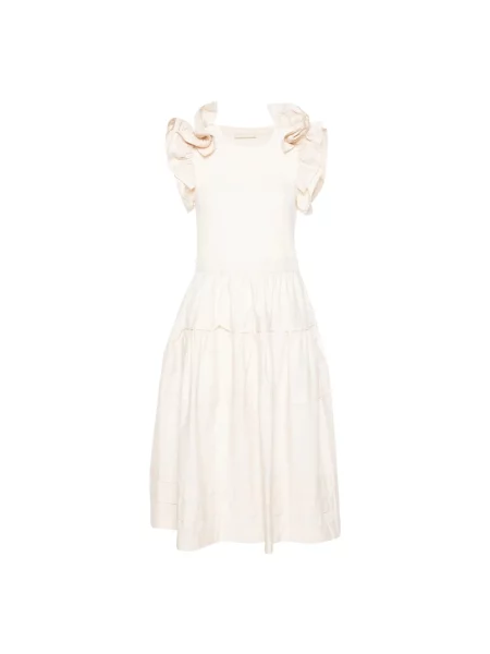 Sukienka midi Ulla Johnson casual beżowa