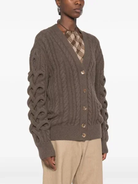 Cardigan Etro tricotate maro