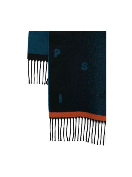 Szal Ps By Paul Smith z logo niebieska