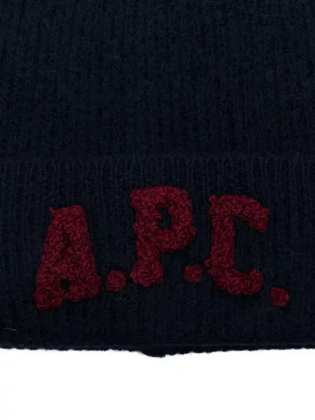 Căciulă A.p.c. cu broderie albastru