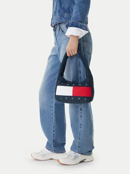 Tommy Jeans Дамска чанта Tjw Archive Shoulder Bag Тъмносин