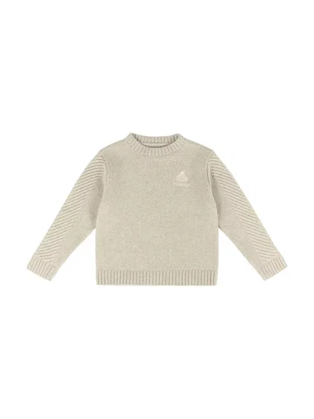 Donsje sveter detský z meríno vlny Geeratz Merino Wool Sweater Mountain béžová