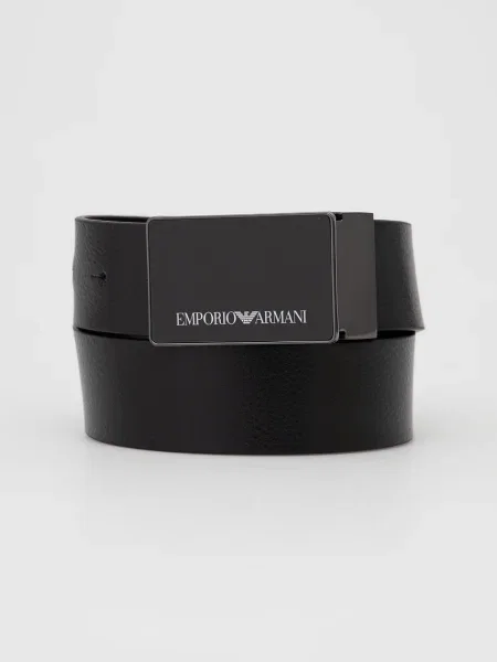 Emporio Armani Curea pentru Bărbați negru
