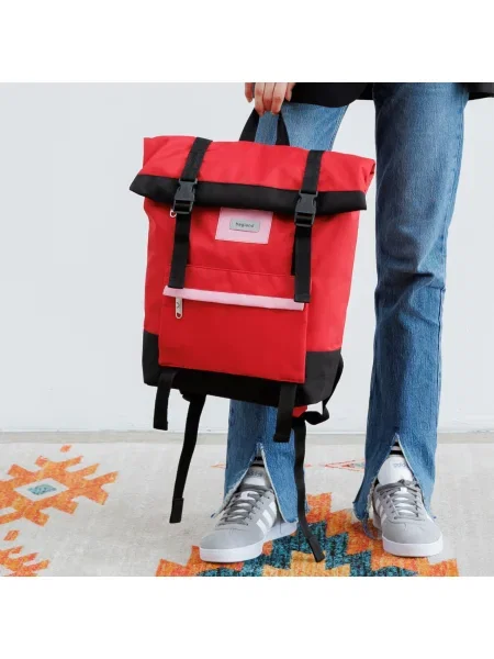 Рюкзак роллтоп Holder червоний/чорний чорний