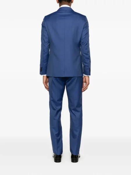 Odgovarati odijelo Caruso dvoredan plava