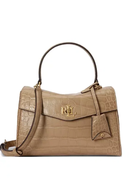 Geantă shopper Lauren Ralph Lauren din piele