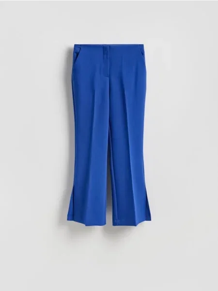 Reserved Pantaloni cu crăpături laterale indigo