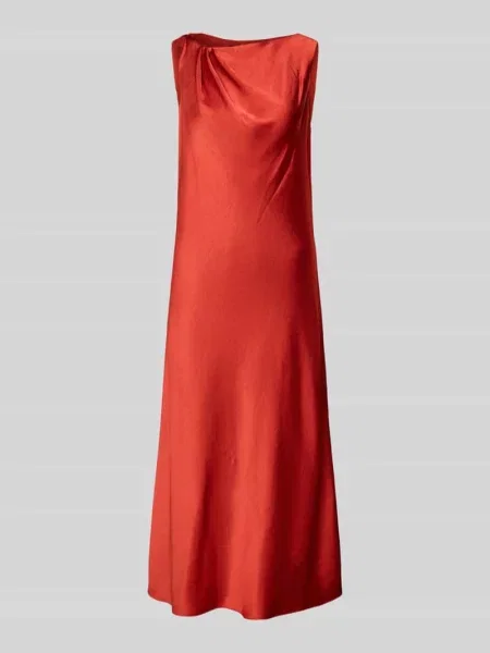 Sukienka midi z satyny o kroju relaxed fit model Elouize' Ted Baker czerwona
