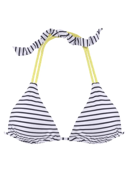 VENICE BEACH Sutien costum de baie negru galben alb