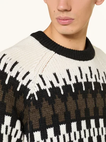 Cos Sweter gruen czarny