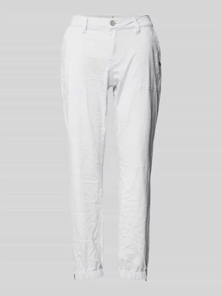 Spodnie o skróconym kroju tapered fit model ‘Linda’ Buena Vista