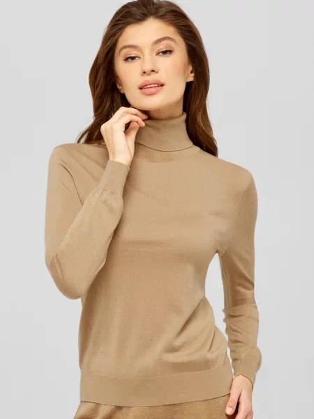 Шовкова водолазка Marc&andre бежева