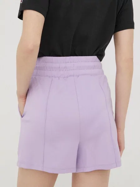 Fila szorty fioletowy gładkie high waist