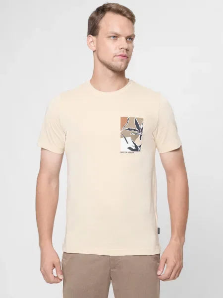 Футболка Pierre Cardin бежевая