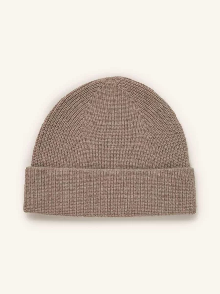 Zegna Kaszmirowa Czapka Oasi beige beżowa