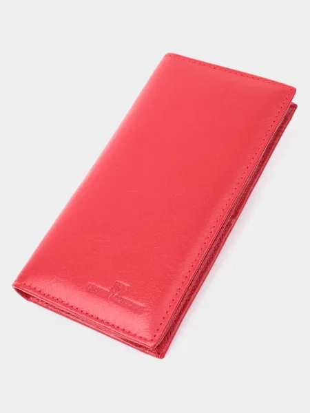 Кожаный кошелек St Leather Accessories красный