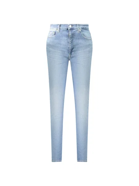 Tommy Jeans Jeansy Sylvia Skinny Fit niebieski