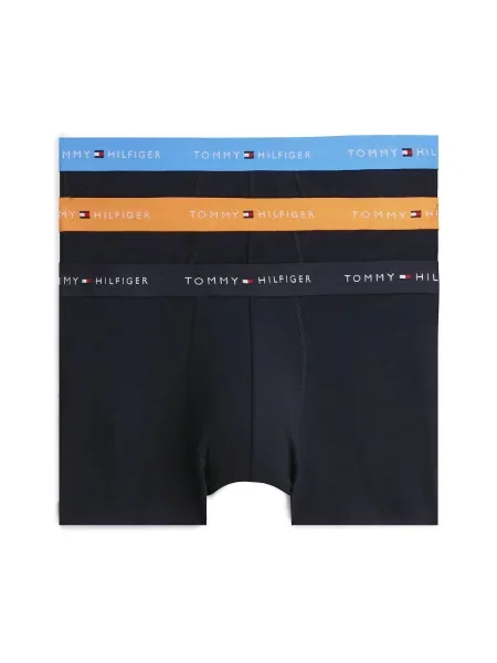 Tommy Hilfiger Underwear Boxeri Essential albastru / portocaliu / negru alb