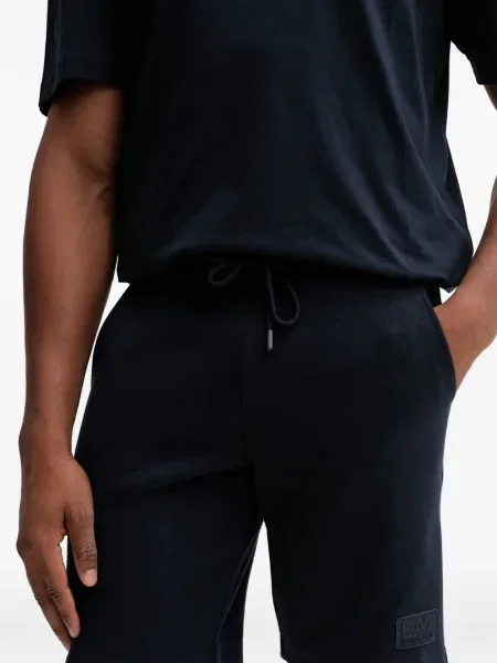 Σορτς Ea7 Emporio Armani με αυτόγραφο με κορδόνι μπλε