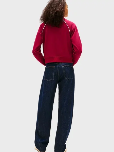 Спортивна кофта Tommy Jeans бордова
