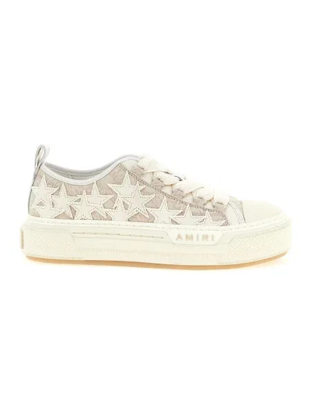 Sneakersy Amiri skórzane beżowe
