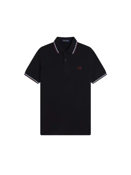 Koszulka polo Fred Perry czarna