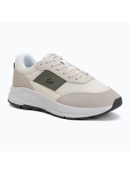 Кросівки Lacoste Run Set Cgr Bar off white/khaki білі
