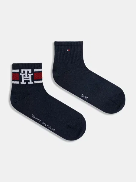 Чорапи Tommy Hilfiger 2 чифта тъмносиньо