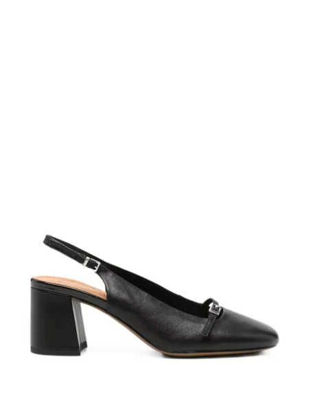Pantofi cu toc Sergio Moretti Firenze cu cataramă slingback negru