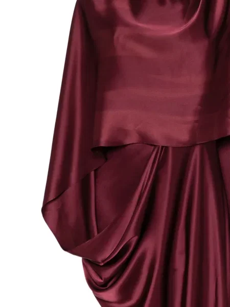 Rochie Isabel Sanchis drapată roșu