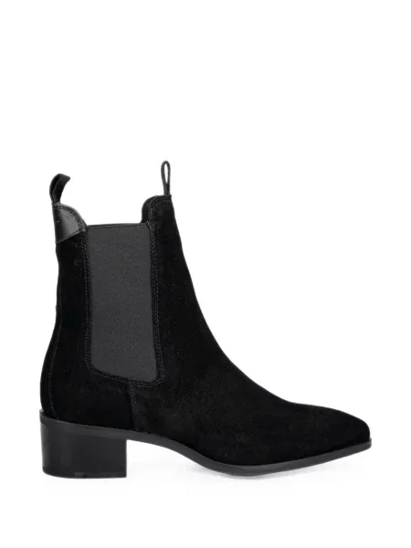 Botine chelsea Gant din piele de căprioară negru