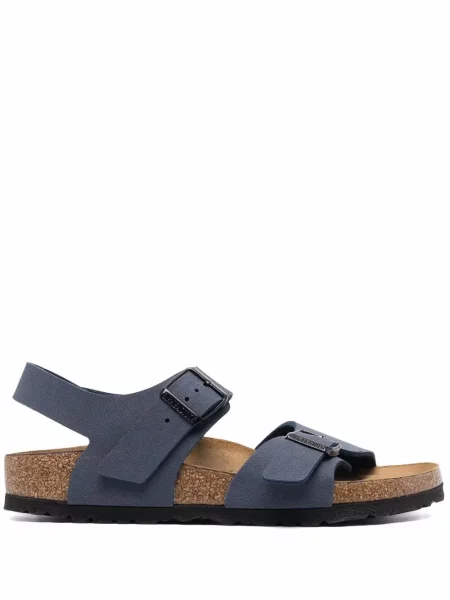 Sandale Birkenstock din piele albastru