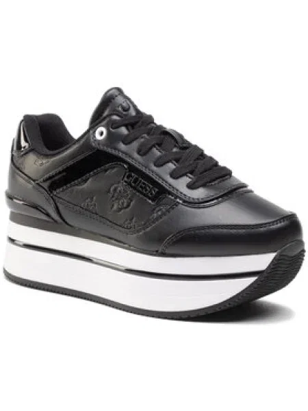 Guess Sneakersy Hansin čierna